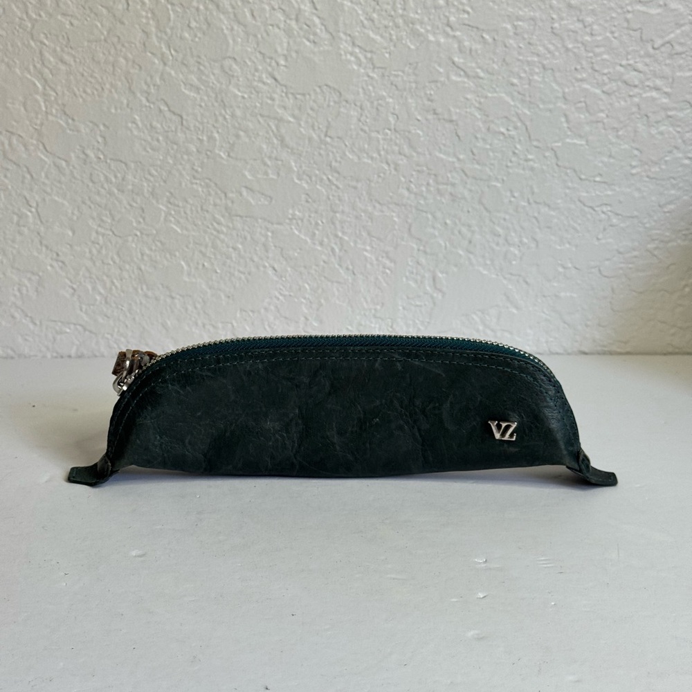 VZ Leather Pen Case Green